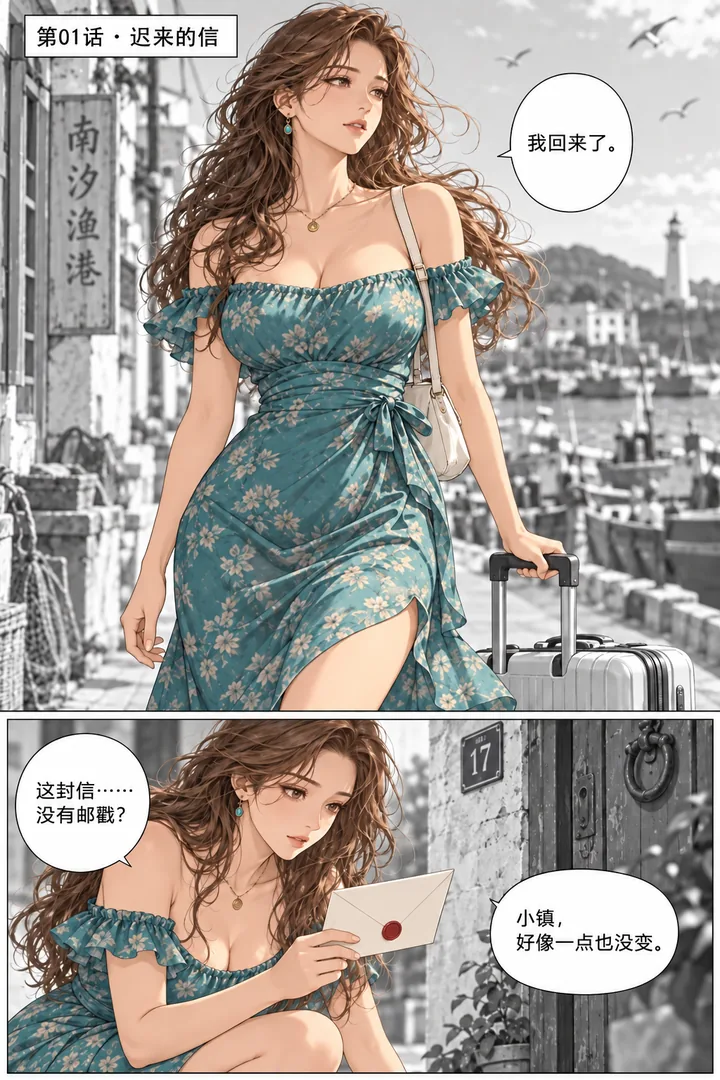 潮汐以南第01话：迟来的信，第1页