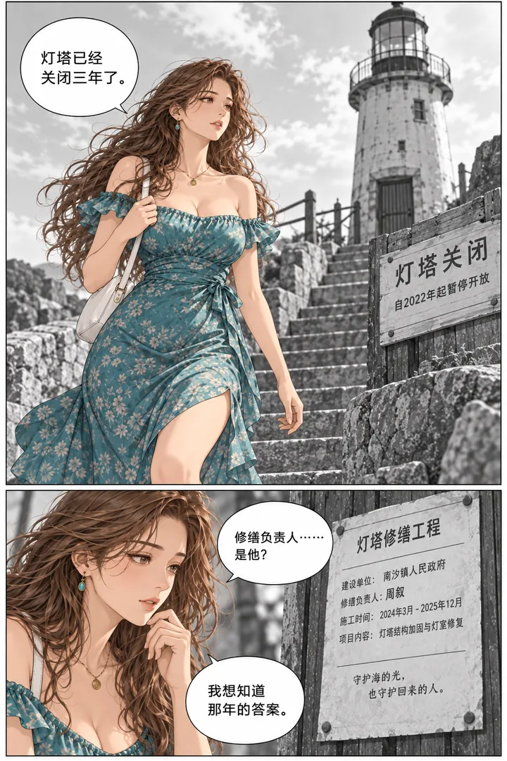 潮汐以南第01话：迟来的信，第3页