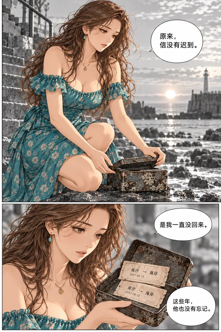 潮汐以南第01话：迟来的信，第4页