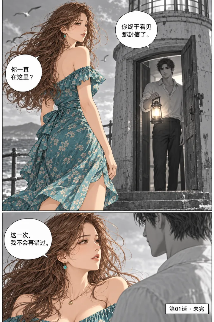 潮汐以南第01话：迟来的信，第5页