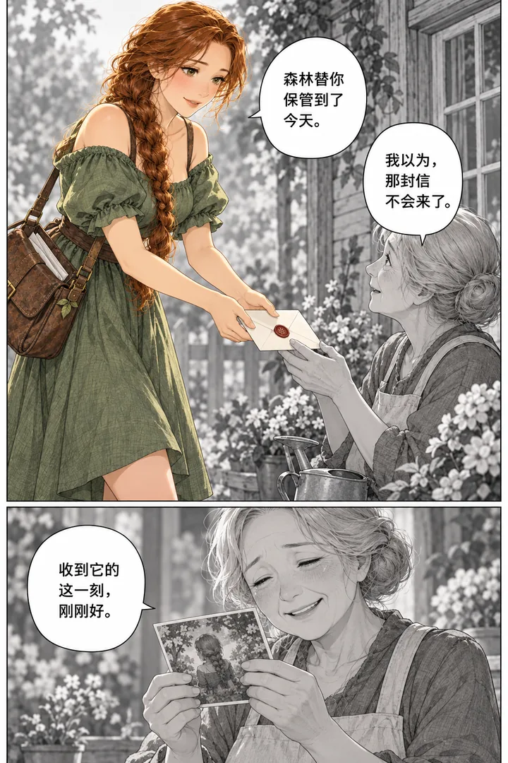 森林邮局第01话：没有地址的信，第4页