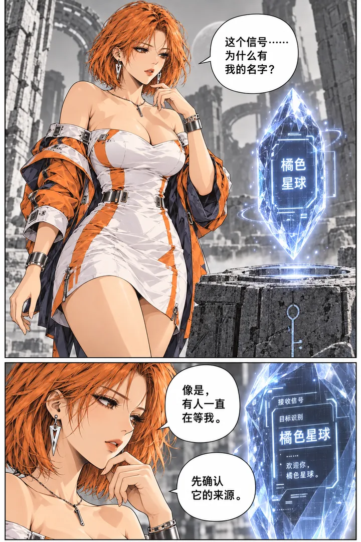 橘色星球第01话：来自未来的信号，第2页