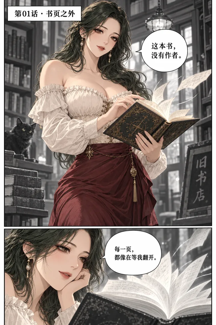 旧书店奇谭第01话：书页之外，第1页