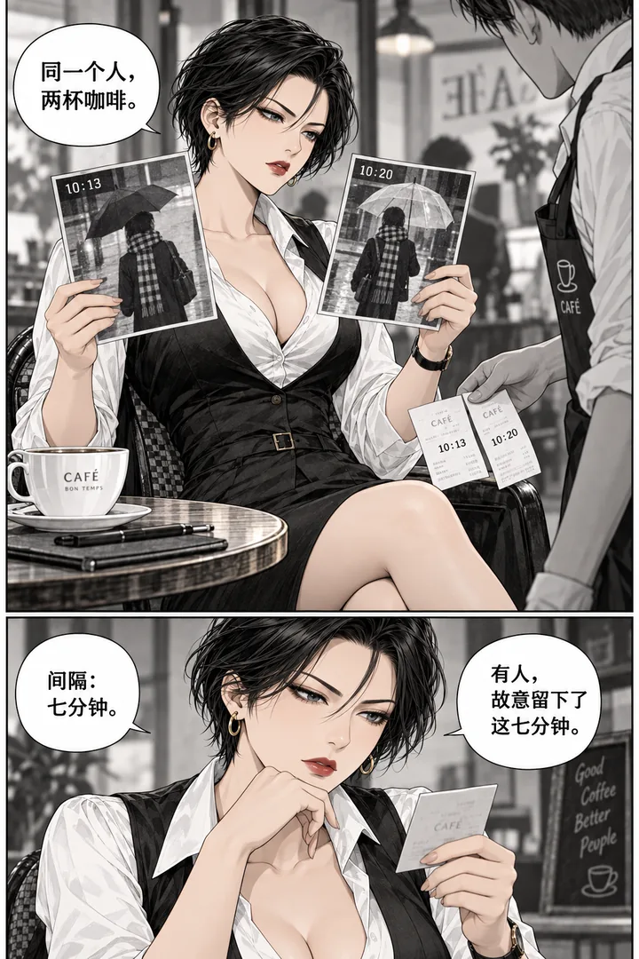 午后侦探第01话：咖啡杯里的线索，第3页