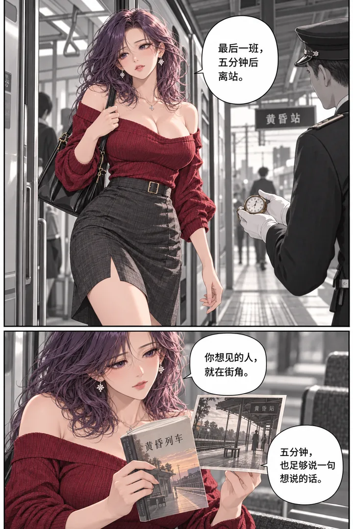 黄昏列车第01话：下一站的约定，第4页