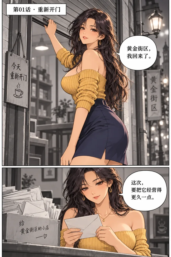 黄金街区第01话：重新开门，第1页